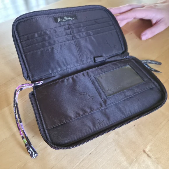 Vera Bradley Purple Punch Wristlet/Wallet - Picture 4 of 4